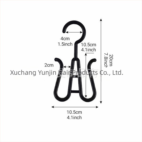 Yunjin Sac de depozitare pentru peruci din material nețesut, cu husă PVC anti-praf – tip agățat