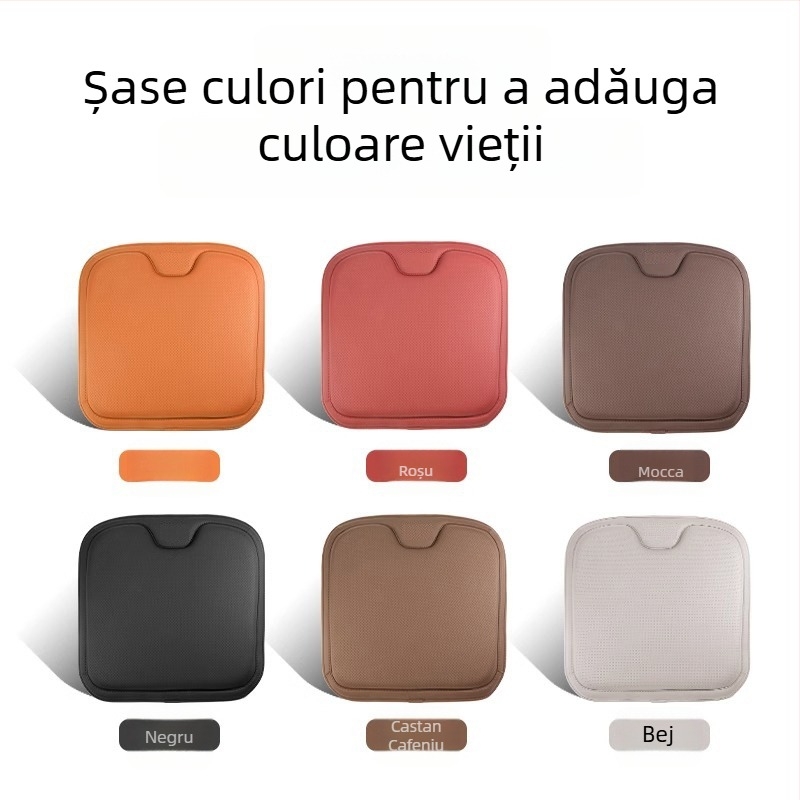 Pernă de scaun auto pentru Ideal One, L7, L8, L9 — material PU, design ventilat, utilizare iarnă-vară, greutate 6 kg