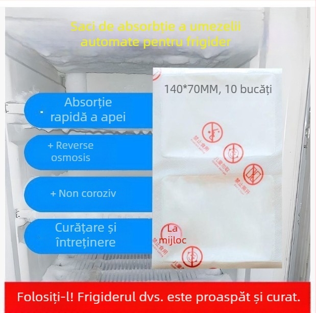 Pengyi Pungi de Dezumidificare pentru Frigider – Model HQ, Agent de uscare pentru deodorare, Stil modern minimalist