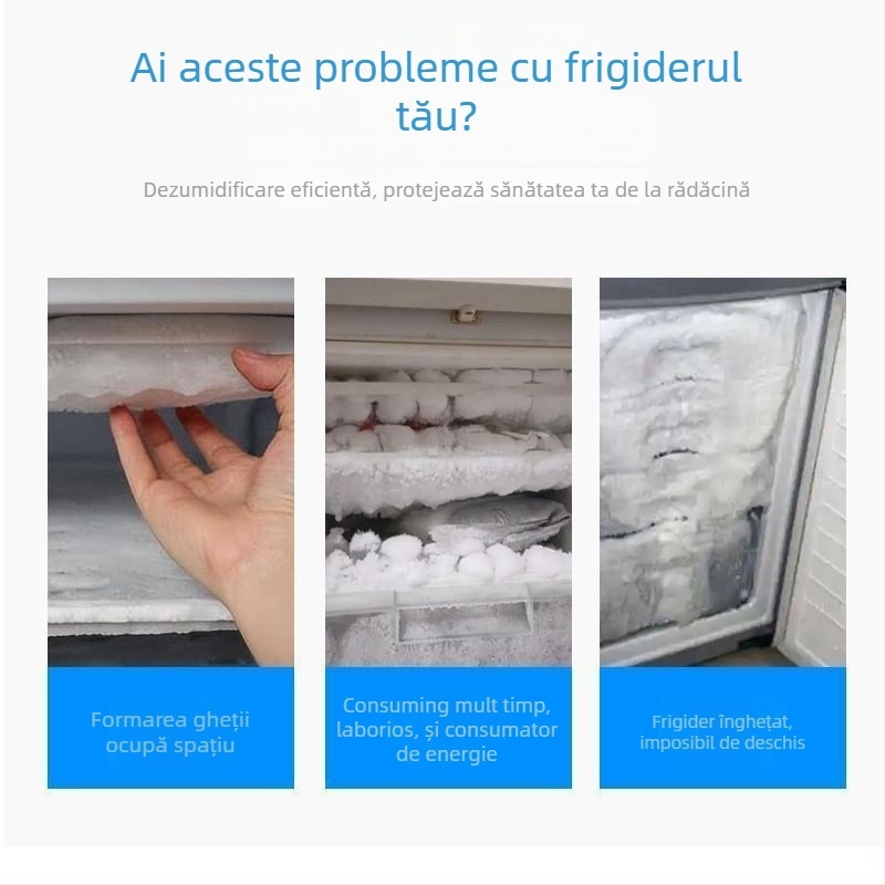 Pengyi Pungi de Dezumidificare pentru Frigider – Model HQ, Agent de uscare pentru deodorare, Stil modern minimalist