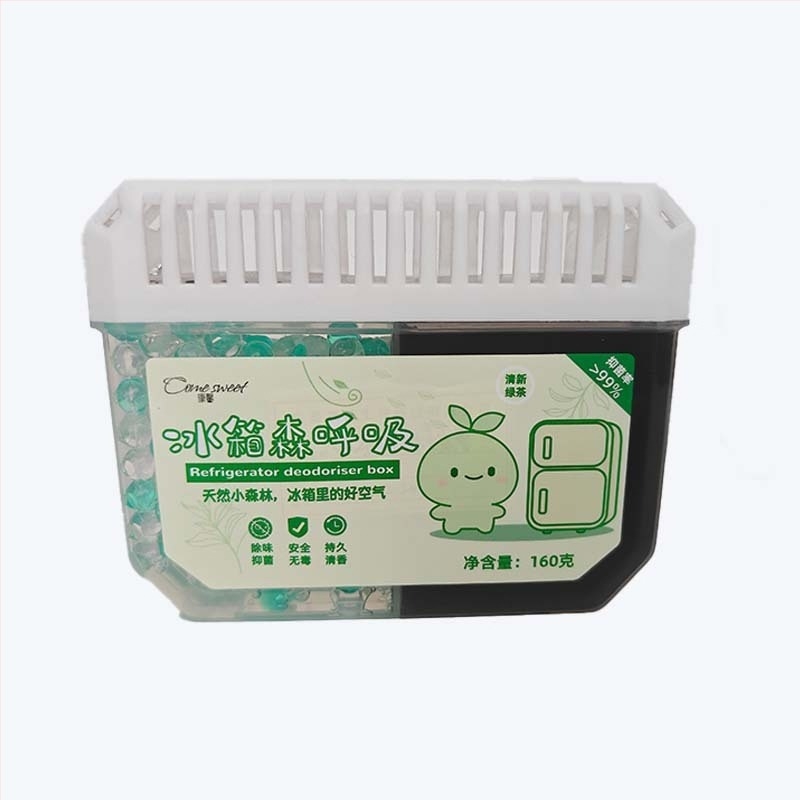 Kangxin Deodorant pentru frigider, parfum din cărbune de bambus cu ceai, solid, 48 buc.