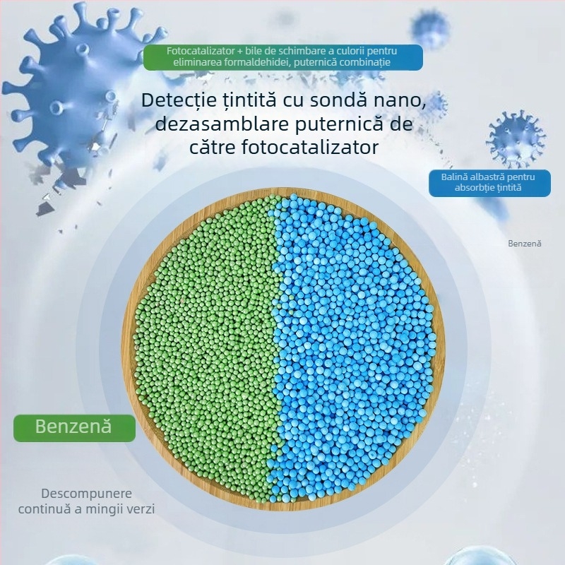 Geantă din cărbune de bambus pentru eliminarea formaldehidelor – fotokatalizator activat cu cărbune, fără parfum, pentru încăperi
