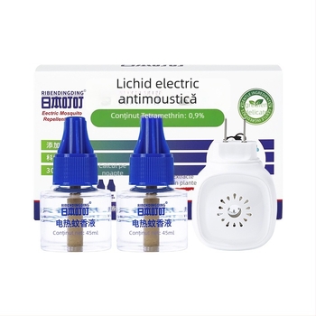 Repelent lichid pentru priză – fără parfum, 2+1 sau 4+1 combinație, înregistrare pesticid WP20150150, ușor toxic