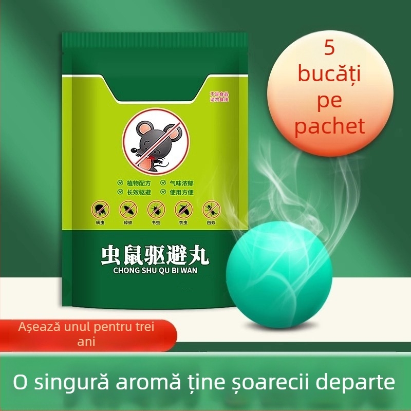 Bile solide pentru repelența șoarecilor – rodenticid pentru interior/exterior, 16 g, ambalaj de 5 sau 10 bucăți, model 233