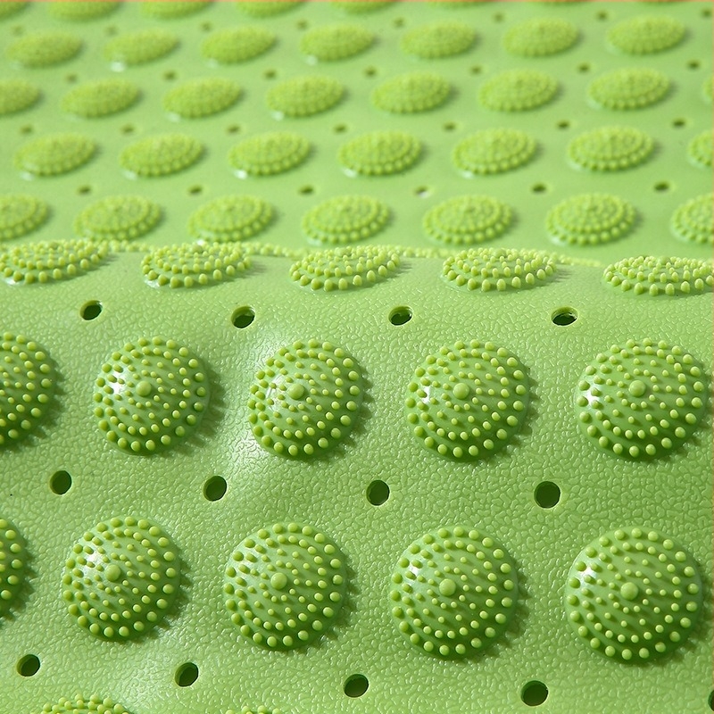 Covoraș antiderapant pentru baie, PVC, pătrat, baie, stil modern minimalist, lavabil