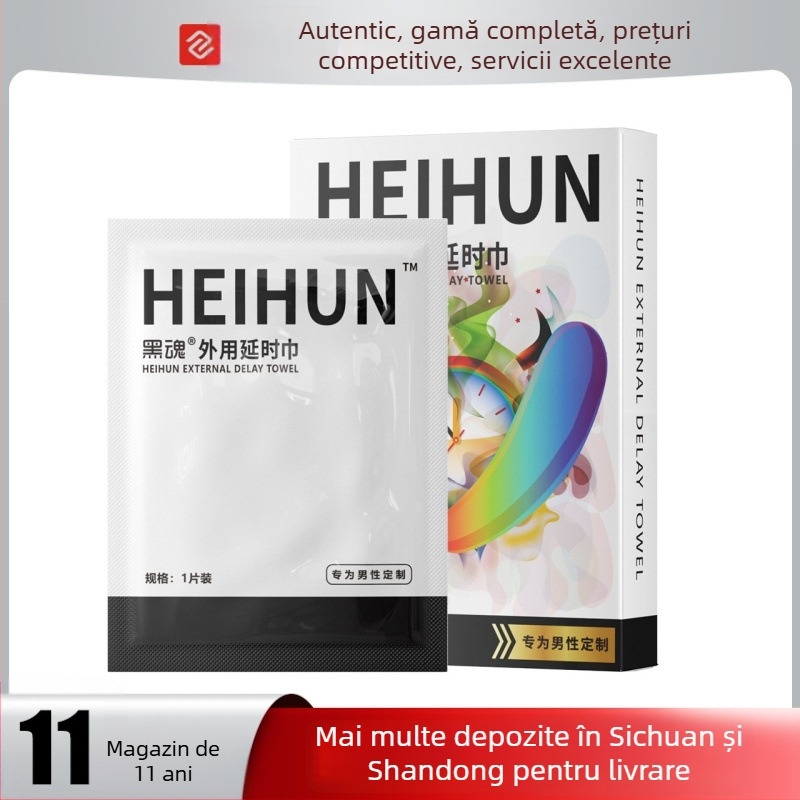 Aiweikang Șervețele umede externe pentru întârziere, 10 buc, pentru adulți, fără lubrifiant