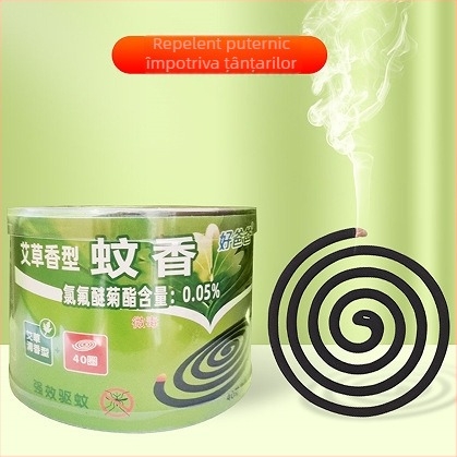 Tămâie împotriva țânțarilor, aromă mugwort, formă solidă, disc tip, 30-40 cercuri