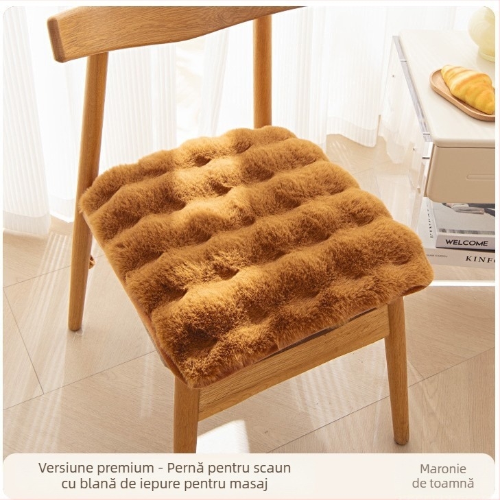 Pernă de șezut din pluș pentru scaun de birou, stil modern de simplitate, pentru birou