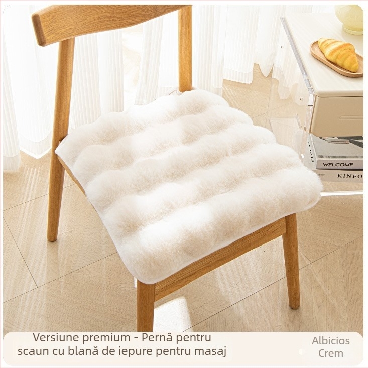 Pernă de șezut din pluș pentru scaun de birou, stil modern de simplitate, pentru birou