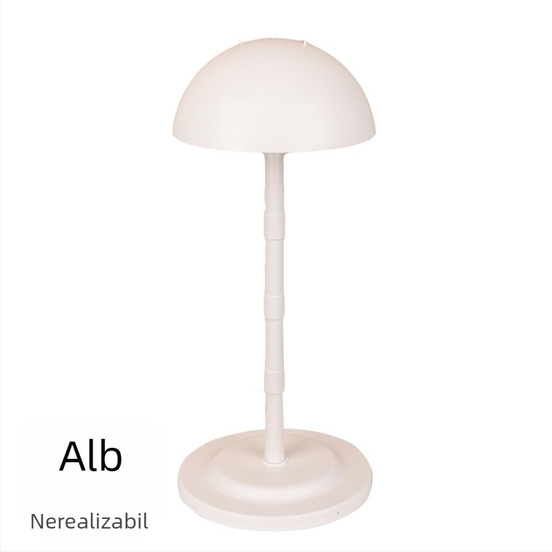 Meirui Stativ pentru peruci – suport detașabil din plastic și cap rotund în formă de ciupercă