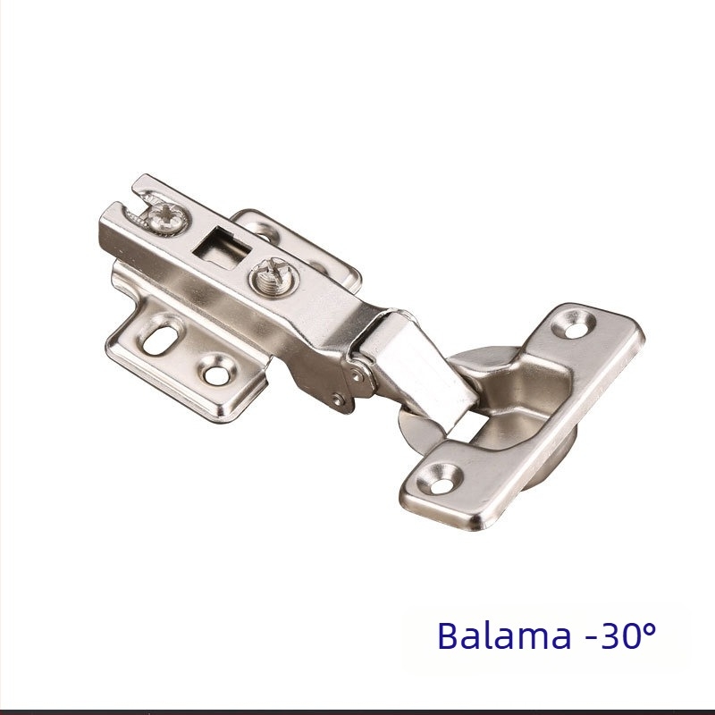 Șarnier pentru ușa dulapului cu unghiuri speciale, model LRH30/45/90, oțel laminat la rece, placare lucioasă cu nichel, Longrun