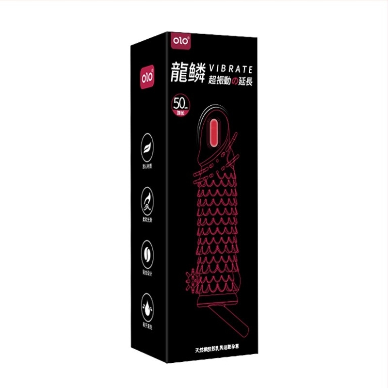 OLO set cu cristale vibrante cu model Dragon pentru adulți — control electric, material gel moale, lubrifiant inclus, garanție de 5 ani