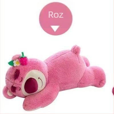 Păpușă ursuleț din pluș – moale, pluș scurt, umplutură din down cotton, potrivită pentru 7–14 ani