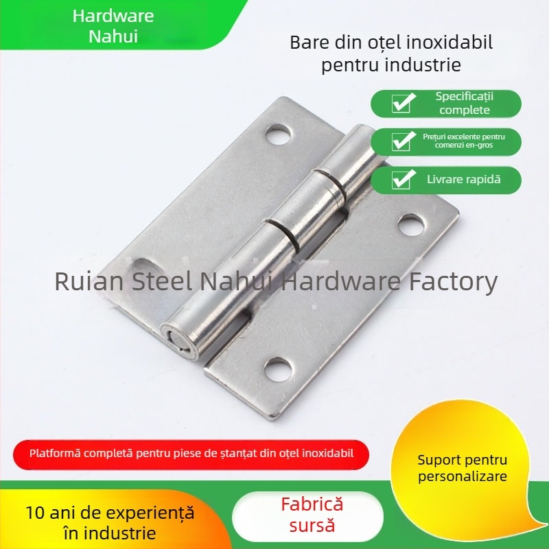 Balama din oțel inoxidabil pentru dulap de control industrial (Model CL253-20; Material: oțel inoxidabil; Finisaj: polisare vibro; Marcă: Nahui Hardware)