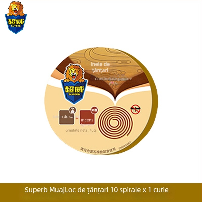 Chaowei Bețișoare anti țânțari din tămâie, aromă de santal și mugwort, durată lungă, 30 de bețișoare pe cutie