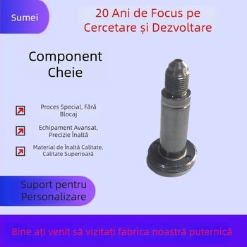 Nucleu de valve pentru gaze din oțel inoxidabil, tip trecere dreaptă, cu cap pilot; control electromagnetic; miez de fier în mișcare și fix; pentru aer
