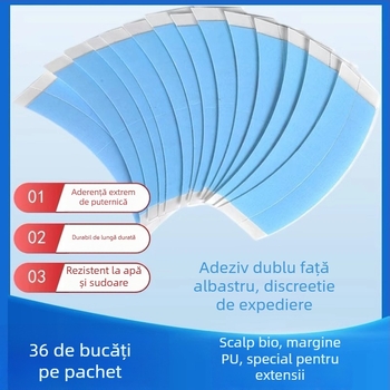 Adeziv pentru peruci - bandă adezivă dublu față pentru peruci, Rain Butterfly, Conținut net 50