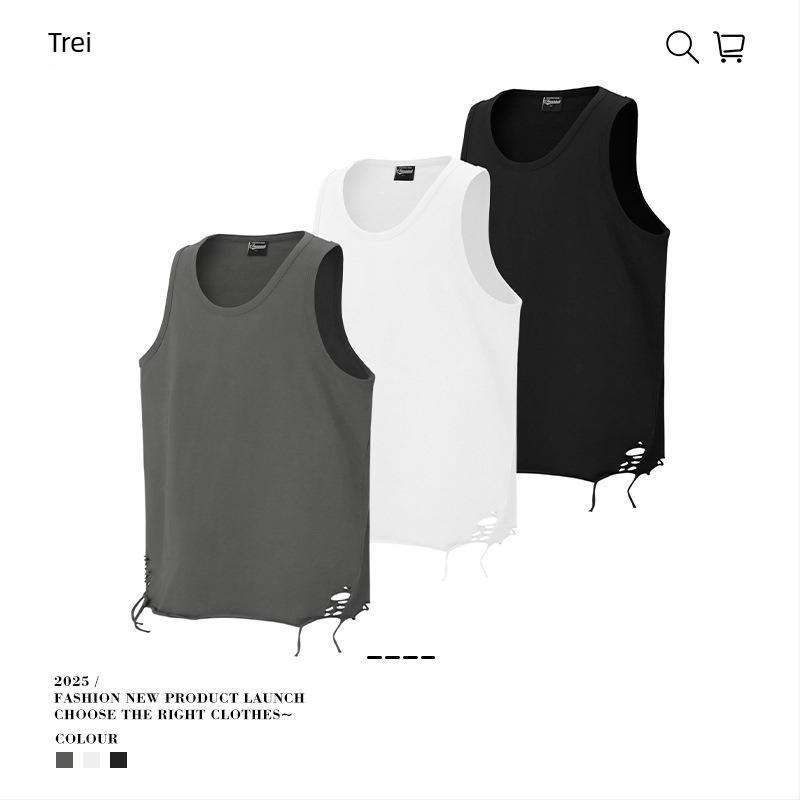 Vesta Van Kaxi din bumbac, stil Street Tide, croială lejeră, 100% bumbac, tiv drept