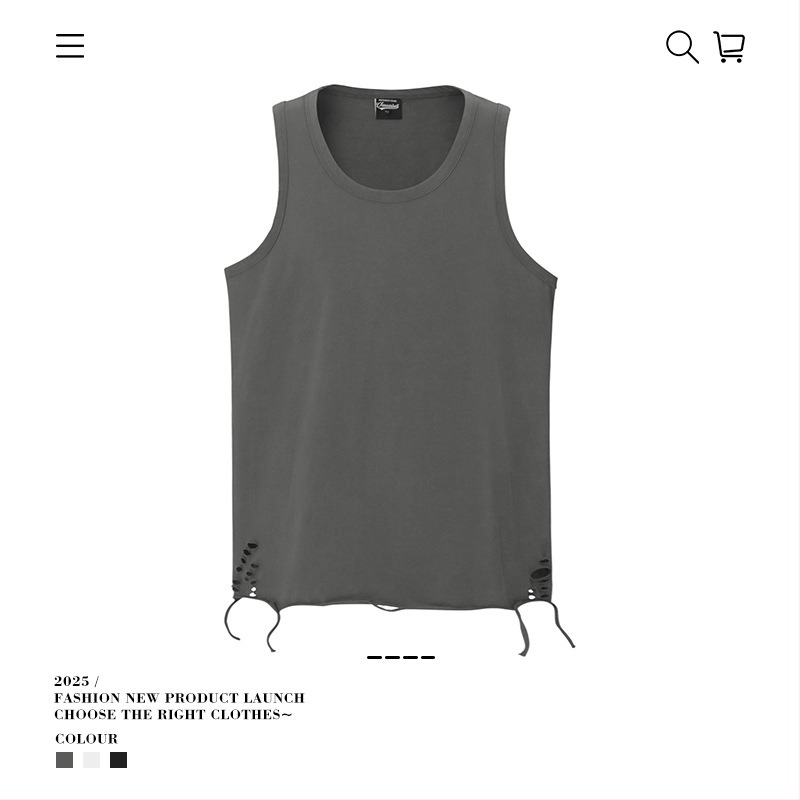 Vesta Van Kaxi din bumbac, stil Street Tide, croială lejeră, 100% bumbac, tiv drept