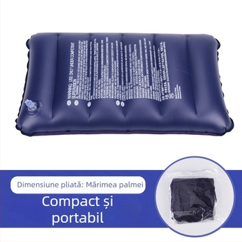 Pernă gonflabilă, dreptunghiulară, PVC flokare, model RF-004, Rongfeng
