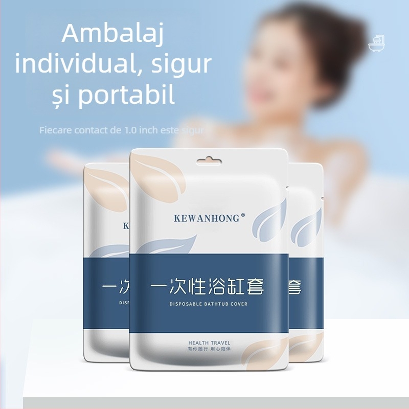 Husă de baie de unică folosință Ke Wanhong, Logo imprimat, Personalizabil, Stil simplu
