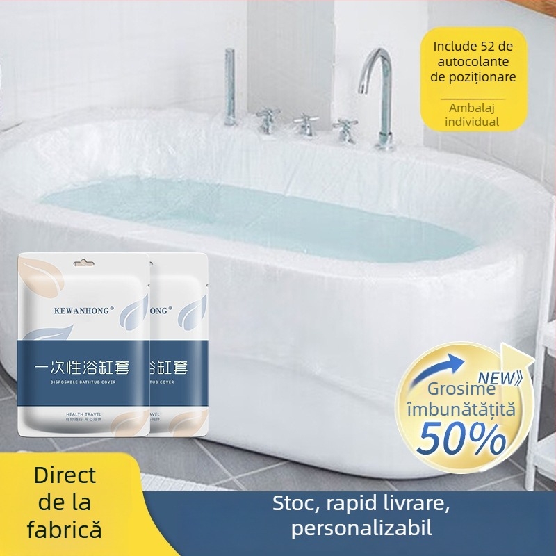 Husă de baie de unică folosință Ke Wanhong, Logo imprimat, Personalizabil, Stil simplu