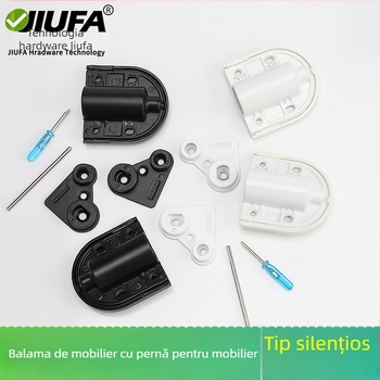 Balama pentru dulap cu amortizor, ABS + aliaj de zinc, electroplacare, stil modern