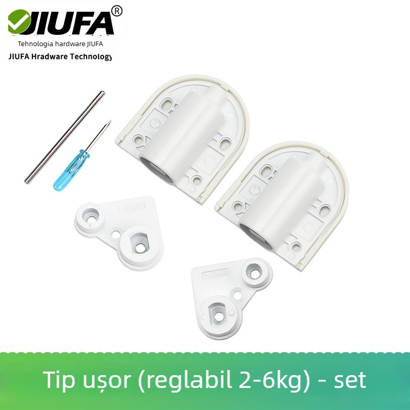 Balama pentru dulap cu amortizor, ABS + aliaj de zinc, electroplacare, stil modern