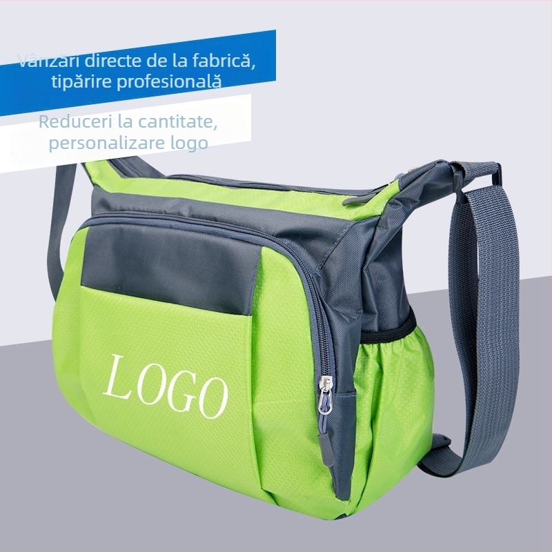 Geantă de călătorie crossbody, din Oxford, capacitate 20–35 L, impermeabilă și rezistentă la uzură, logo personalizat