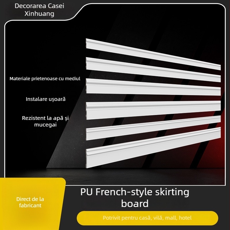 Bandă decorativă PU pentru perete, fundal TV, stil plat, brand Xinhuangjia, model Altul