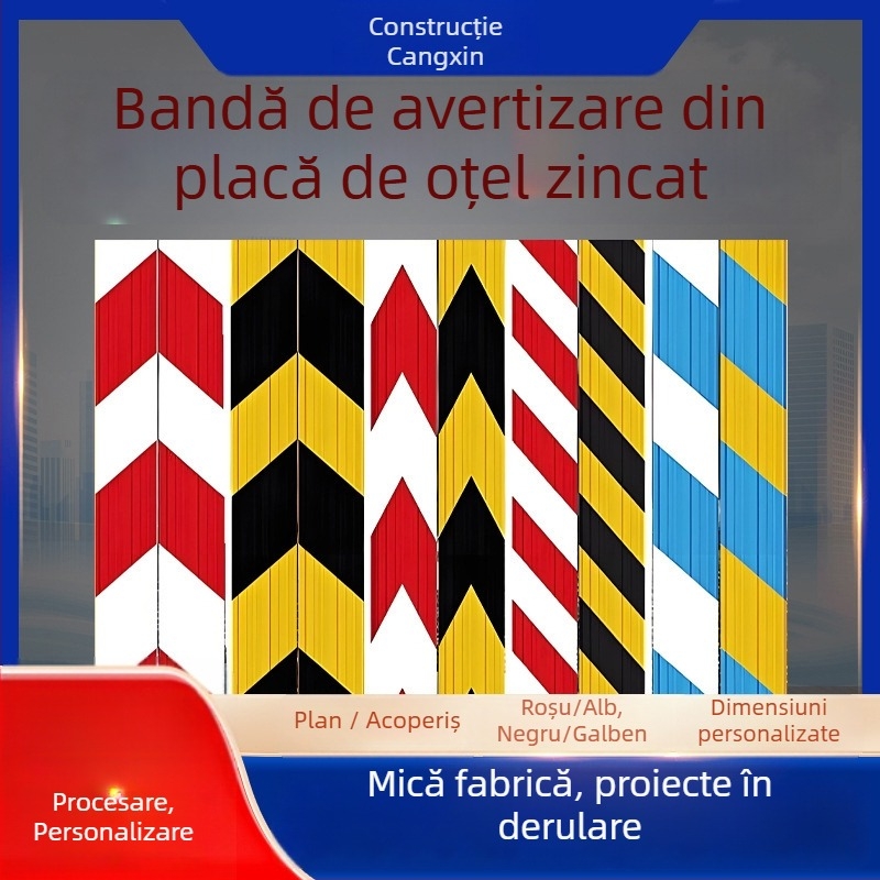 Bandă de avertizare pentru podea — Aliaj de aluminiu, Brand Cangxin, Stil: plat/altul, Model: Floor Warning Tape