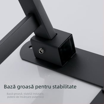 Raft de prosoape din oțel inoxidabil, montat pe perete, cu un singur rând, pentru depozitare, capacitate 20 kg