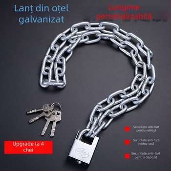 Lacăt bicicletă Gu Rui – Fier, Stil modern minimalist, Greutate 1.2