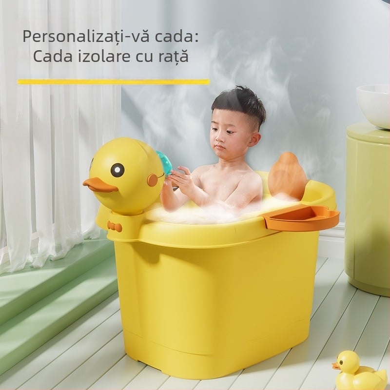 Liba cadă de baie pentru copii, din plastic, pentru bebeluți și copii