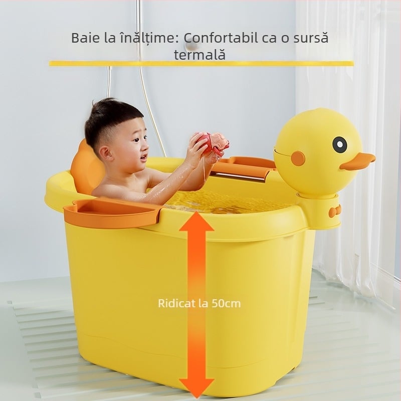 Liba cadă de baie pentru copii, din plastic, pentru bebeluți și copii
