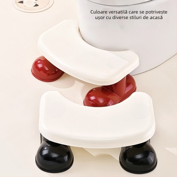 Scaun de sprijin pentru toaletă din plastic, nepliabil, model 9061