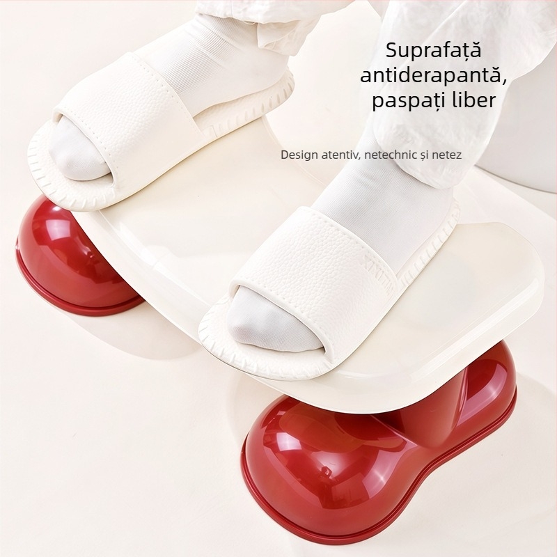 Scaun de sprijin pentru toaletă din plastic, nepliabil, model 9061