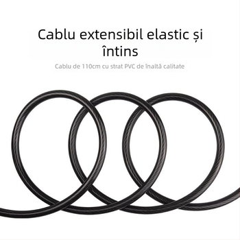 Blocare cu parolă pentru bicicletă de munte, cablu metalic — anti‑furt, compatibilitate universală, model 1