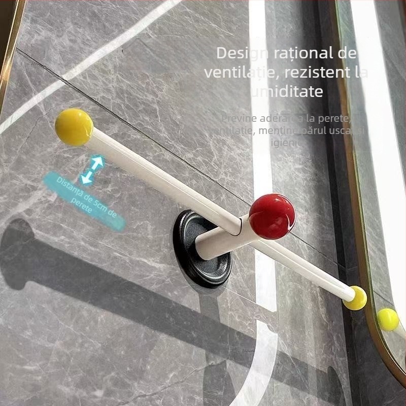 Raft montat pe perete pentru accesorii de păr - metal și PP, brand Yijuju, model xxx4564879, sursă de aprovizionare internațională exclusivă