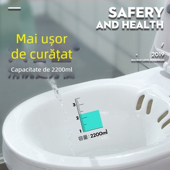 Vas de baie șezut din plastic Yijia pentru adulți – fără aplecare, pentru îngrijire hemoroizi și după naștere