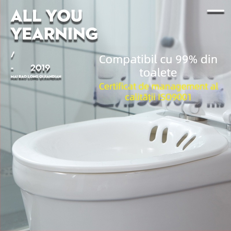 Vas de baie șezut din plastic Yijia pentru adulți – fără aplecare, pentru îngrijire hemoroizi și după naștere