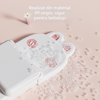 Scaun pliabil din plastic cu spate – material PP, șezut cu formă poligonală, încărcătură 120 kg, portabil pentru casă