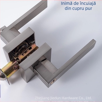 Încuietoare de ușă din aliaj de zinc, tip ball lock, model Ball lock tongue, pentru uși din lemn, design simplu și robust