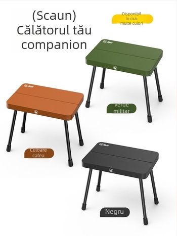 Taburet pliabil din plastic — marca Embarrassing donkey; categorie: mese și scaune pliabile