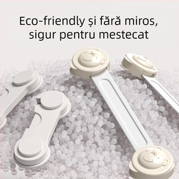 Blocare de siguranță pentru bebeluși – pentru sertare și uși de dulap, previne deschiderea și prinsul degetelor (Model: Standard; Material: Standard; Stil: Modern Minimalist; Cod produs: TTT1004011987)