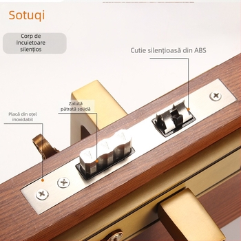 Mâner de încuietoare pentru uși interioare, universal, aliaj de zinc, model X9898, stil chinezesc nou