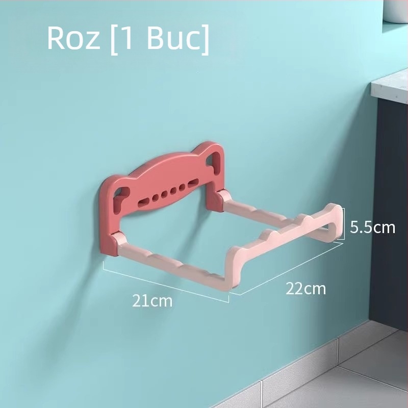 Mingtong Suport telescopic pentru chiuvetă cu ventuză, montat pe perete fără găuri, din plastic, 3 kg încărcare, 1 nivel, stil modern