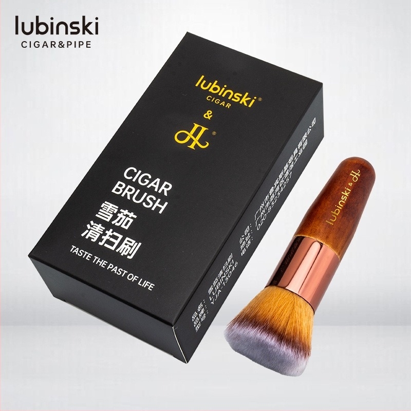 Perie de curățare a țigării – LUBINSKI, lemn + aluminiu + fibre, stil Light Luxury, cod producție YJA-13046