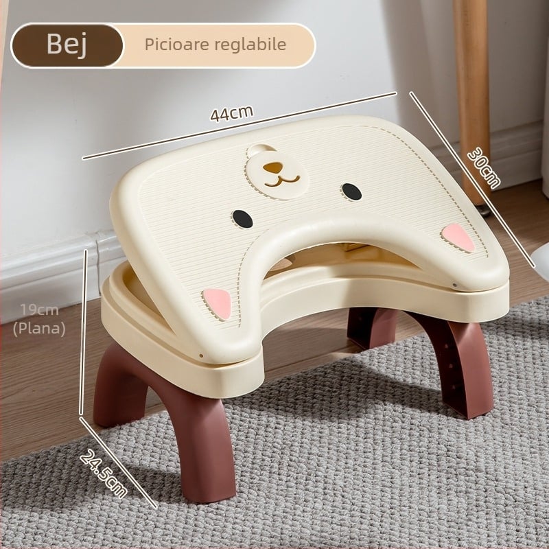 Scaun de toaletă pliabil cu aromaterapie, din plastic, brand Yue chen youpin