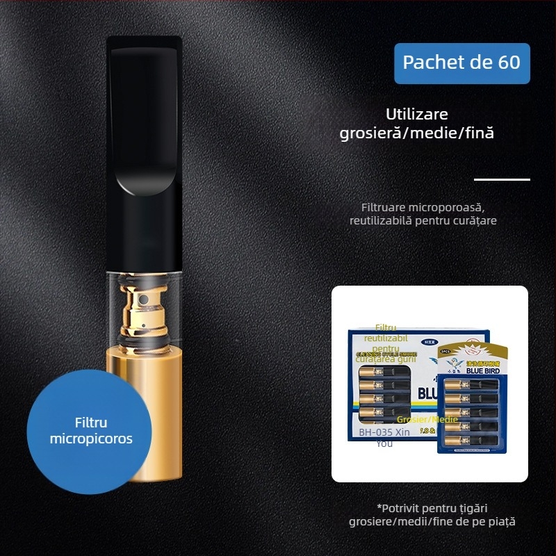 Filtru lavabil pentru țigări – Little bluebird, plastic, cod produs 169, ambalaj 480 buc.